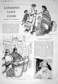 Old 1925 London Piccadilly Flower Girls Nelly Panter-Downes Geoffrey 20th