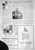 Old Damaged 1925 Rugby Swansea Wales France Coopper Advertisement Pol 20th