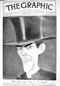 Old 1925 Cartoon Dean St. Paul'S Funeral President Ebert Curzon Theat 20th