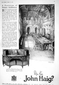 Old Print 1925 John Haig Scotch Whisky Distillers Markinch Fife Pall Mall 20th