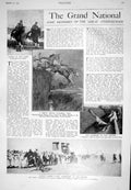 Old 1925 Grand National Horse Racing Becher'S Garden Allah Kenworthy 20th