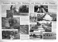Old 1925 Italy Riviera Ventimiglia London River Thames Trewsbury Keyn 20th