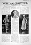 Old 1925 Ladies Fashion Wrappy Coat Kasha Costume Woman'S Window Furn 20th