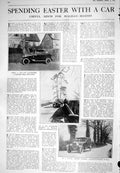 Antique Print 1925 Calthorpe Motor Car Austin Saloon Standard Fountain Pen 20th