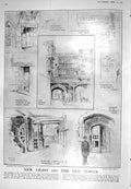 Old 1925 Byward Tower Martin London Portcullis Jerusalem Beach Accra 20th