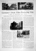 Old 1925 Germany Film Producing Castle Ufa Princess Juliana Holland Q 20th