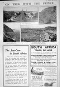 Old Print 1925 Africa Grahamstown Orient Beach Chapman'S Peak Gal Perfume 20th