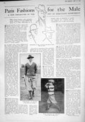 Old 1925 Paris Fashion Carpentier Golfer Touquet Billy Merson British 20th