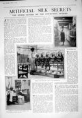 Old 1925 Silk Drying Room Industry Guillotine Sheets Reeling Skeins P 20th