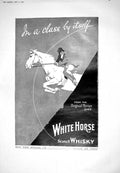 Antique Print 1925 White Horse Scotch Whisky Rhodes Grave Matoppos Rhodesia