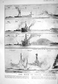 Old 1925 Navy War Ships Doria Submarines Maryland Nelson Japan Britis 20th