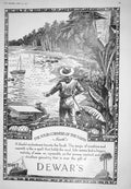 Old Print 1925 Dewars Scotch Whisky Raadzaal Pretoria Prince Wales Crest 20th