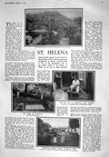 Old 1925 St. Helena Lace Maker Tomb Napoleon Longwood House John Hall 20th