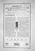 Antique Old Print 1925 Daimler Motor Car Rolls Royce Conduit Street London 20th
