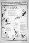 Old 1925 Seaside Family Cockle Hunting Baby Fish Ladies Fashion Dreco 20th