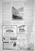 Old Print 1925 Fiat Motor Car Hospital Calvert Tooth Powder Vat 69 Lewis 20th