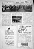 Old Print 1925 Prince Wales Crossley Motor Car Bechuanaland Mineral Water 20th