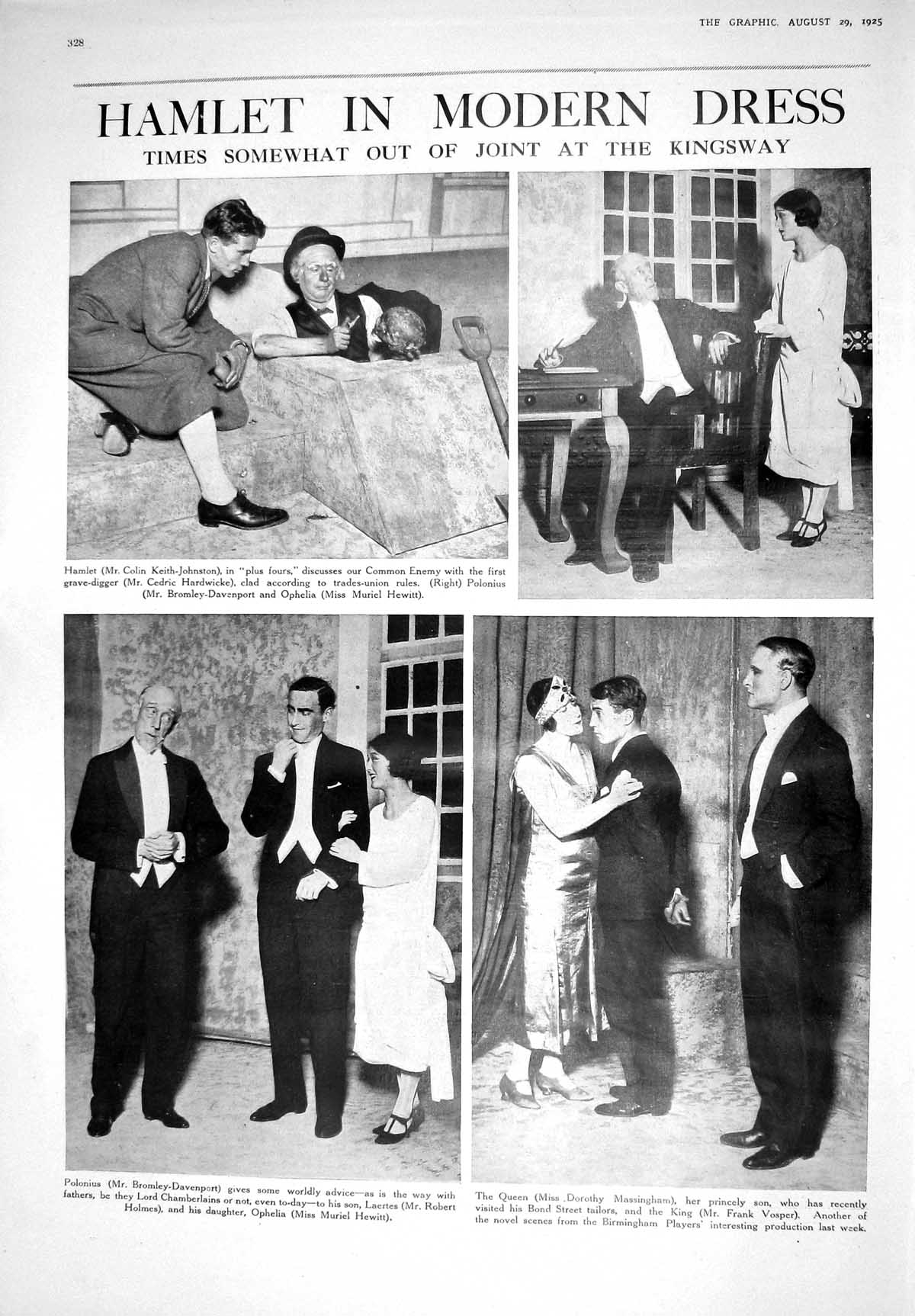Old 1925 Hamlet Theatre Keith-Johnston Hewitt Bromley-Davenport Swimm 20th