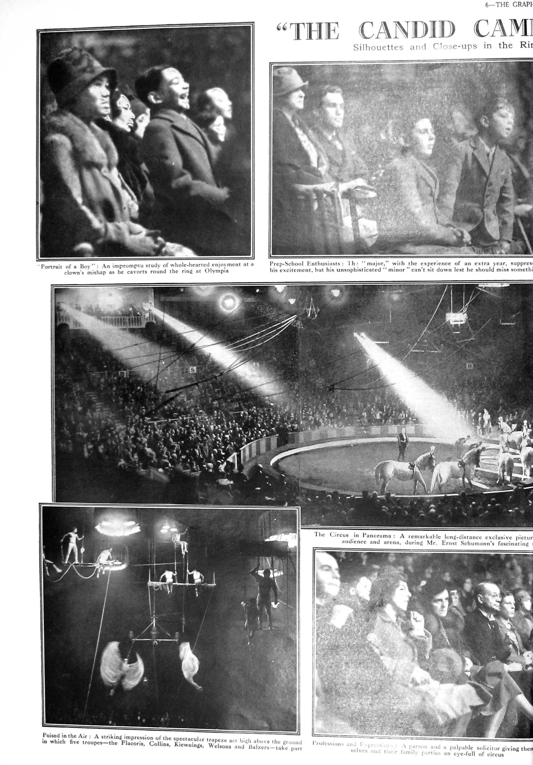 Old 1930 Olympia Circus Schumann Flacoris Collins Kiewings Welsons Lo 20th
