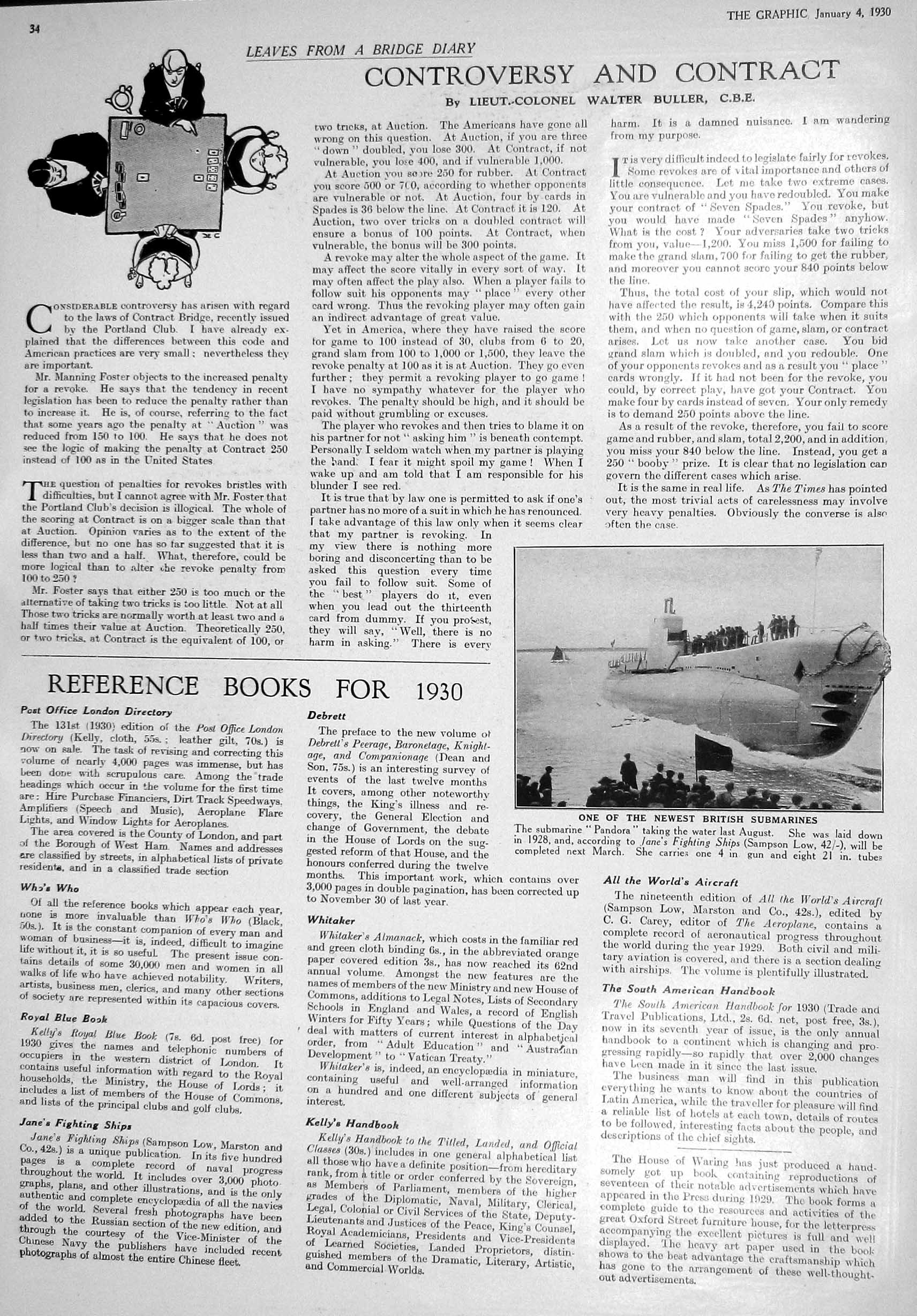 Antique Print 1930 British Submarine Pandora Benger'S Food Otter Manchester