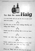 Old Print 1930 Haig Scotch Whisky Wakefield Queen Spain London Car Coupe 20th