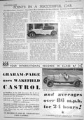 Old 1930 Cabriolet Motor Car Thrupp Graham-Paige Hovis Cannes Casino 20th