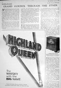 Antique Print 1930 Kolster-Brandes Receiver Highland Queen Whisky Fiat Moss