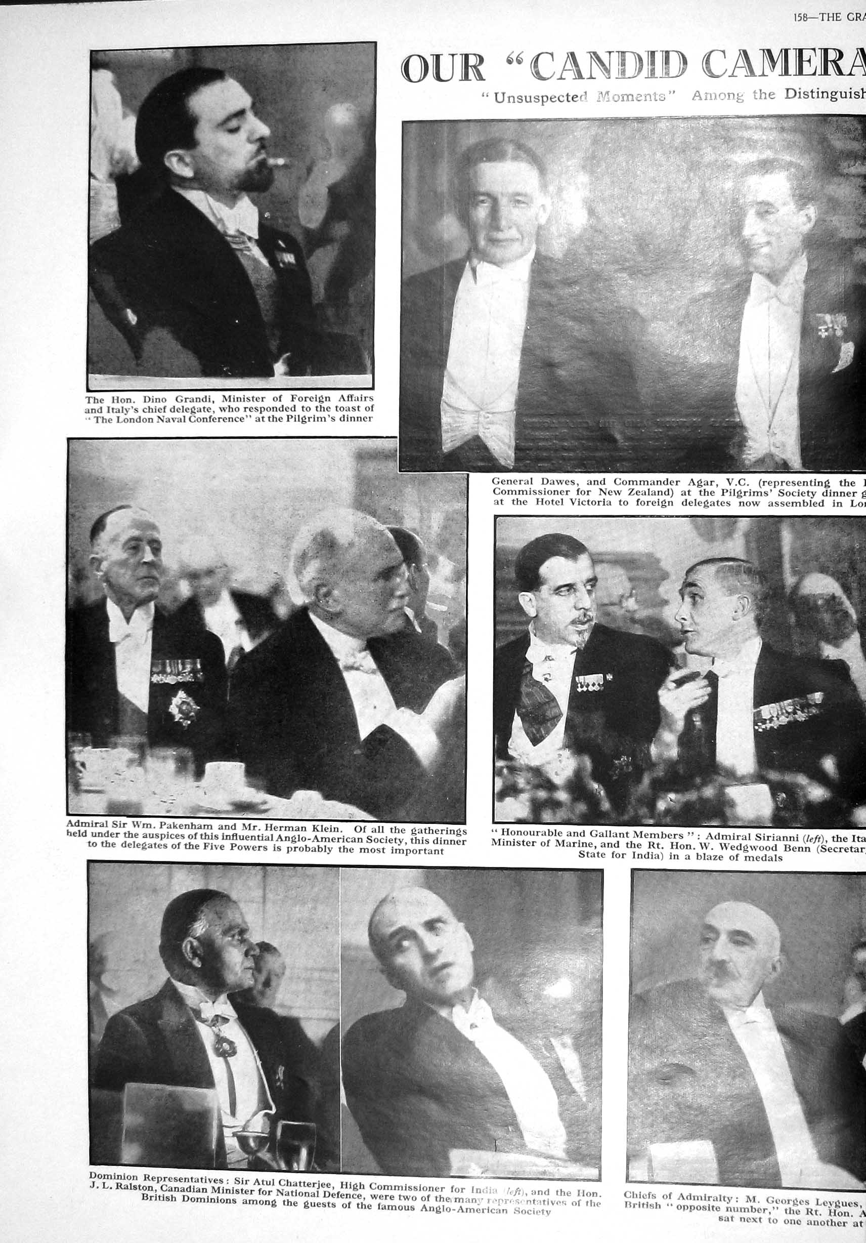 Old 1930 Pilgrims Grandi Pakenham Klein Sirianni Benn Chatterjee Stim 20th