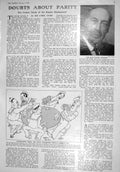 Old 1930 Navy League Chairman Cyril Cobb Poker Macdonald Tardieu Comm 20th