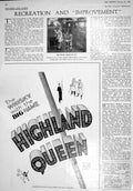 Old Print 1930 Wireless Portable Marconiphone Highland Queen Whisky Cars 20th