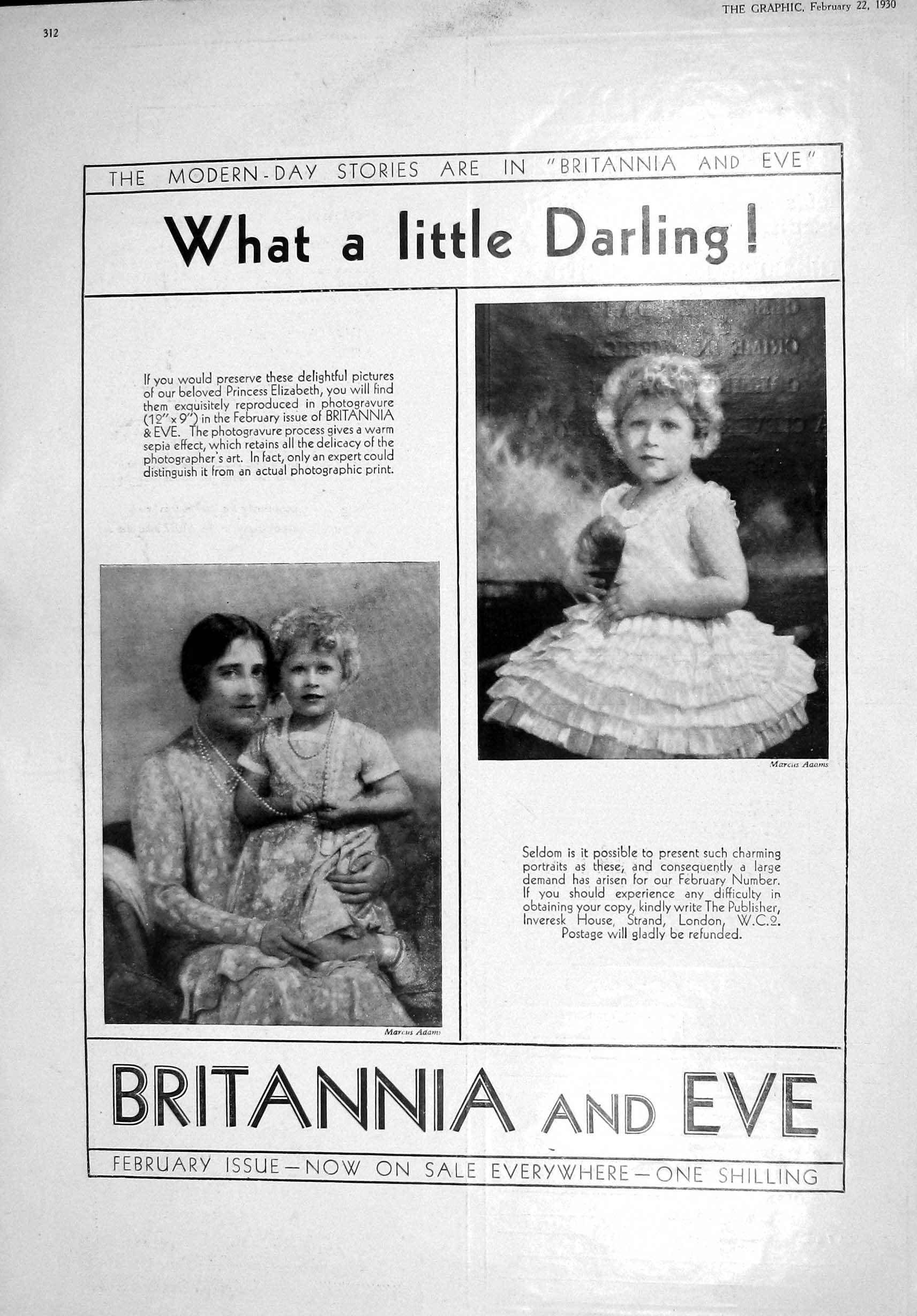 Antique Print 1930 Britannia Eve Little Girls Photography Persian Rugs Tea 20th