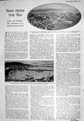 Old 1930 Constantinople Cannes France Ships Yachts Harbour Rugby Sobe 20th