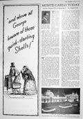 Antique Old Print 1930 Sayag Casino Monte Carlo France Wills'S GFlake Rugby