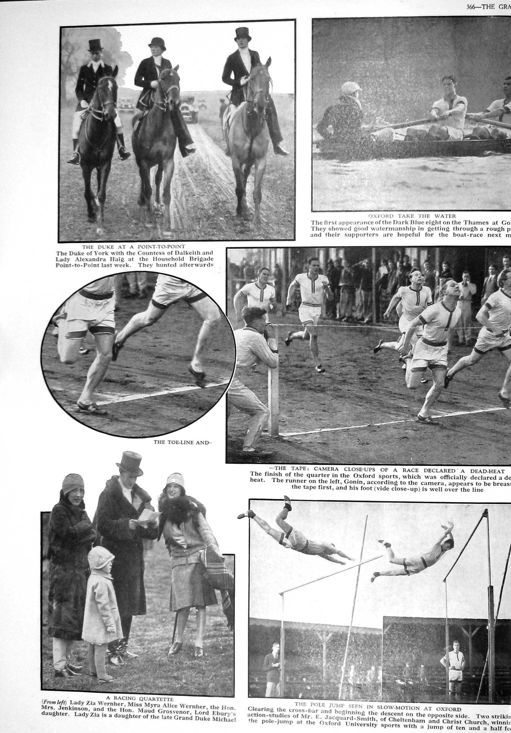 Old 1930 Point-To-Point Duke York Gonin Athlete Jaquard-Smith Wernher 20th