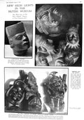 Old 1930 British Museum Pottery Peru Toby Jugs Proto-Chimu Norman Kni 20th