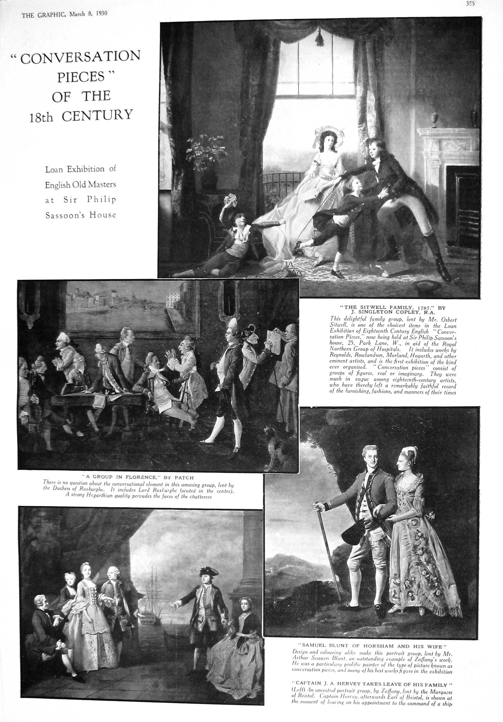 Old 1930 Art Sassoon Sitwell Family Roxburghe Blunt Hervey Hyena Thea 20th