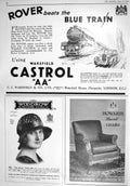 Antique Print 1930 Castrol Train Wakefield Woodrow Howards Heath Scotch Ale