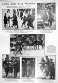 Old 1930 Communist Riots New York Policemen Jankner Commons Cartoons 20th
