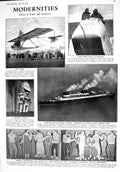 Old 1930 Bissill Panel Ship Europa Colver Glider Butler Havilland Des 20th