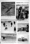 Old 1930 Americana Aeroplane Silver Eagle Aero-Speed-Boat Kaye Don Th 20th