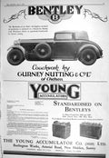 Old 1930 Bentley Motor Car Young Accumulator Cunard Golf Hotel Norman 20th