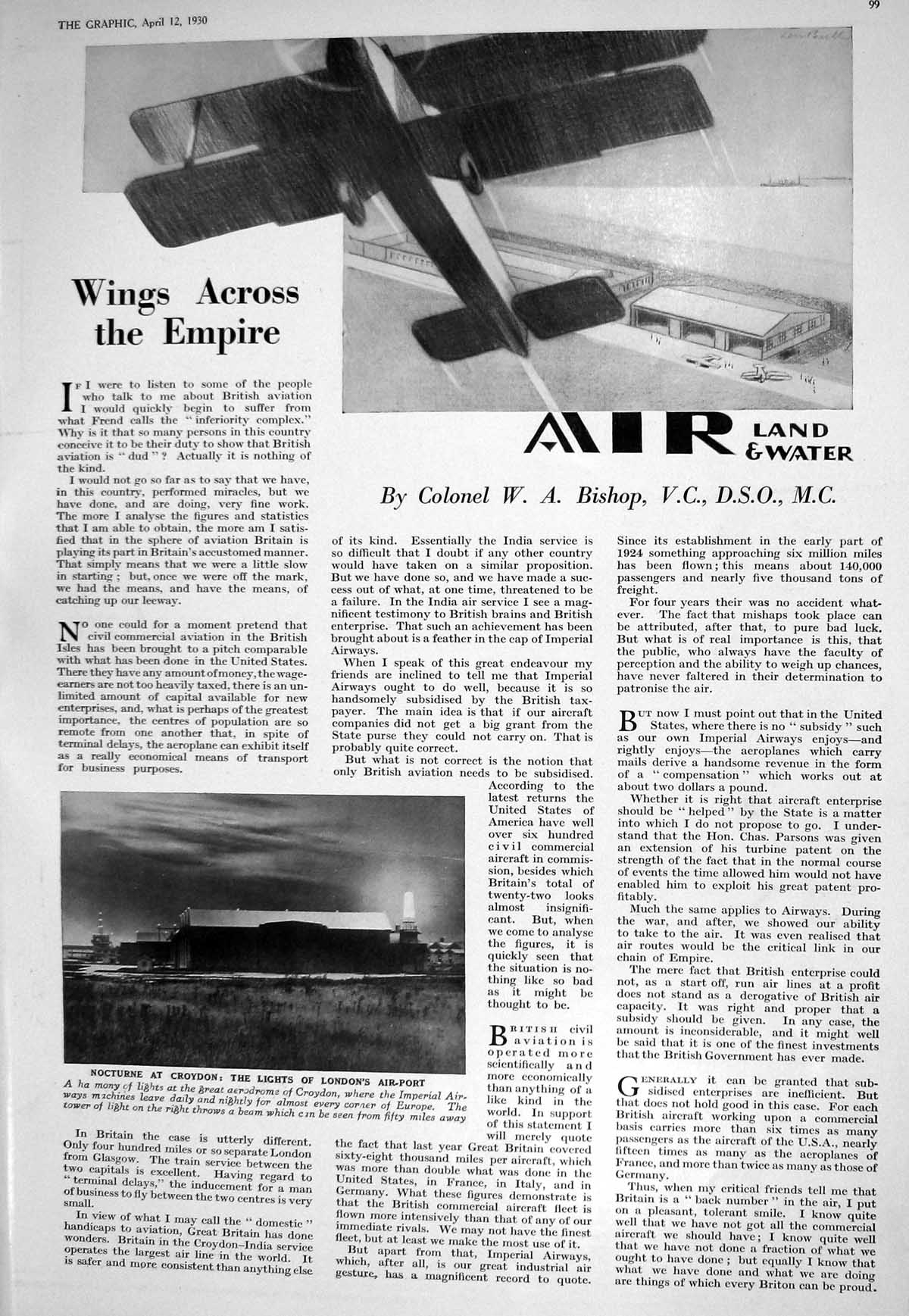 Old 1930 Croydon Aerodrome Aeroplane Daimler Motor Car Elsie Randolph 20th