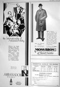 Old 1930 Moss Ambassador Whisky Swan Edgar Robert Heath Tricoline Shi 20th