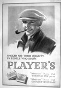Old 1930 Players Medium Navy Cut Cigarettes Bystander Rover Motor Car 20th