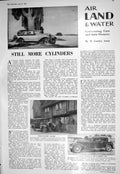 Old 1930 Motor Car Strand Envoy Saloon Landaulet Rolls Royce R.100 Do 20th