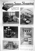 Antique Old Print 1930 Shopping Drawing Room Kitchen Wrights Coal Tar Soap 20th