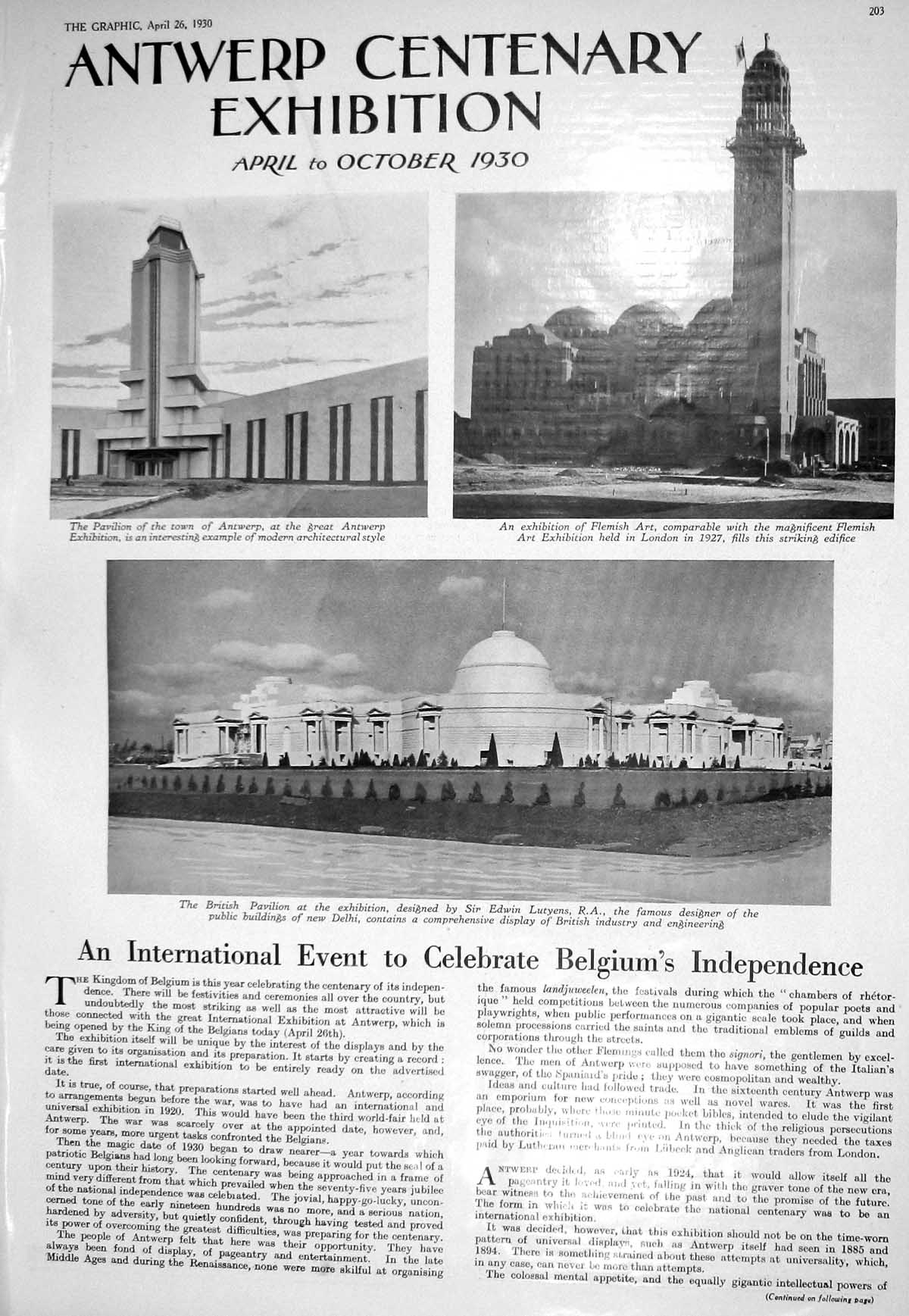 Old 1930 Pavilion Antwerp Flemish Art Architecture Cathedral Moretus 20th