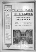 Old 1930 Bank Brussels Montagne Du Parc Ostend Kursaal Royal Palace H 20th