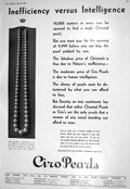 Old 1930 Ciro Pearls Jewellery London Shell Oil Petrol Advertisement 20th