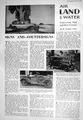 Old 1930 Earl Devon Marmon Saloon Teddie Dennis Argosy Air-Liner Pari 20th